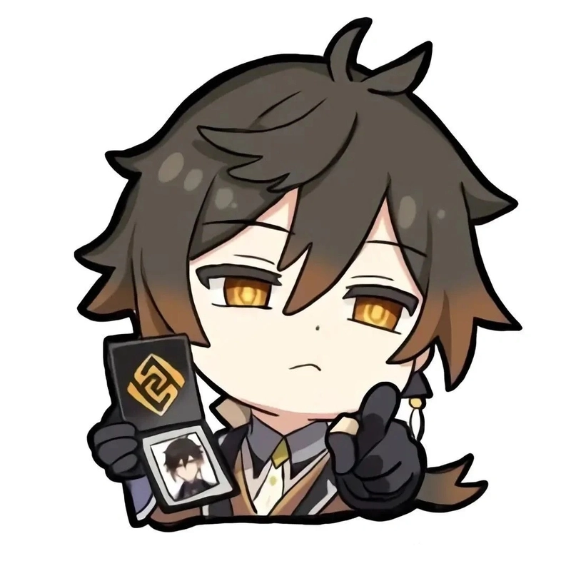 ảnh chibi Genshin Impact đơn giản dễ vẽ