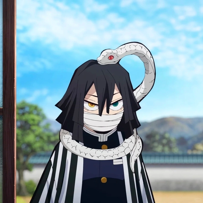 ảnh chibi Obanai dễ vẽ cho fan