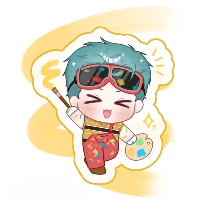 ảnh chibi Pháp Kiều adorable illustration