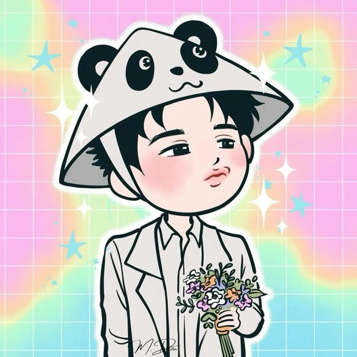 ảnh chibi Quang Hùng MasterD biểu diễn đáng yêu