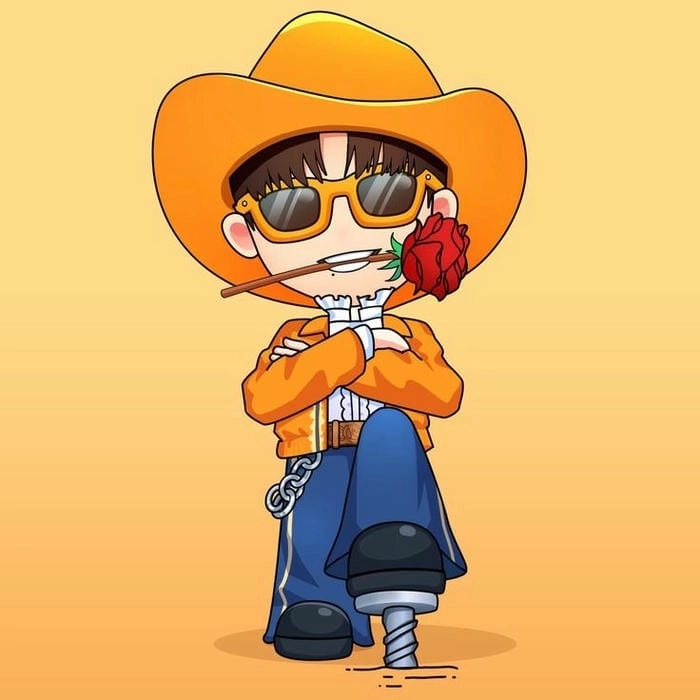 ảnh chibi Quang Hùng MasterD tạo dáng pose đẹp