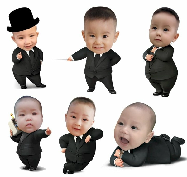ảnh chibi ghép mặt bé cực sáng tạo (1)