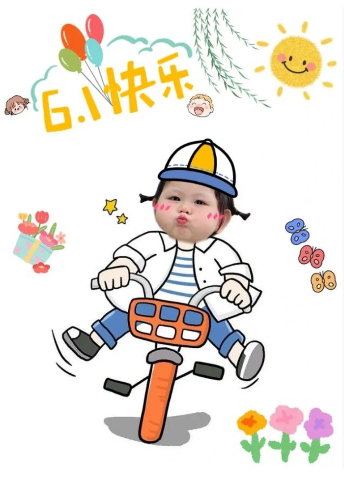 ảnh chibi ghép mặt mini style dễ thương