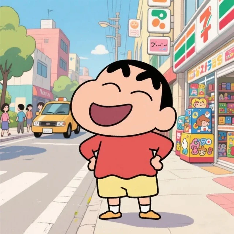 ảnh chibi hài hước tạo dáng pose vui