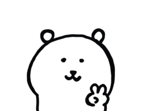 ảnh chibi không màu phong cách kawaii