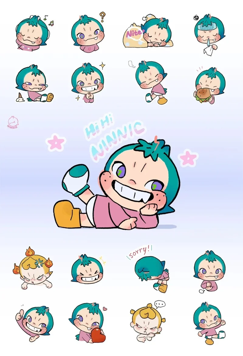 ảnh chibi ngộ nghĩnh dễ thương full body