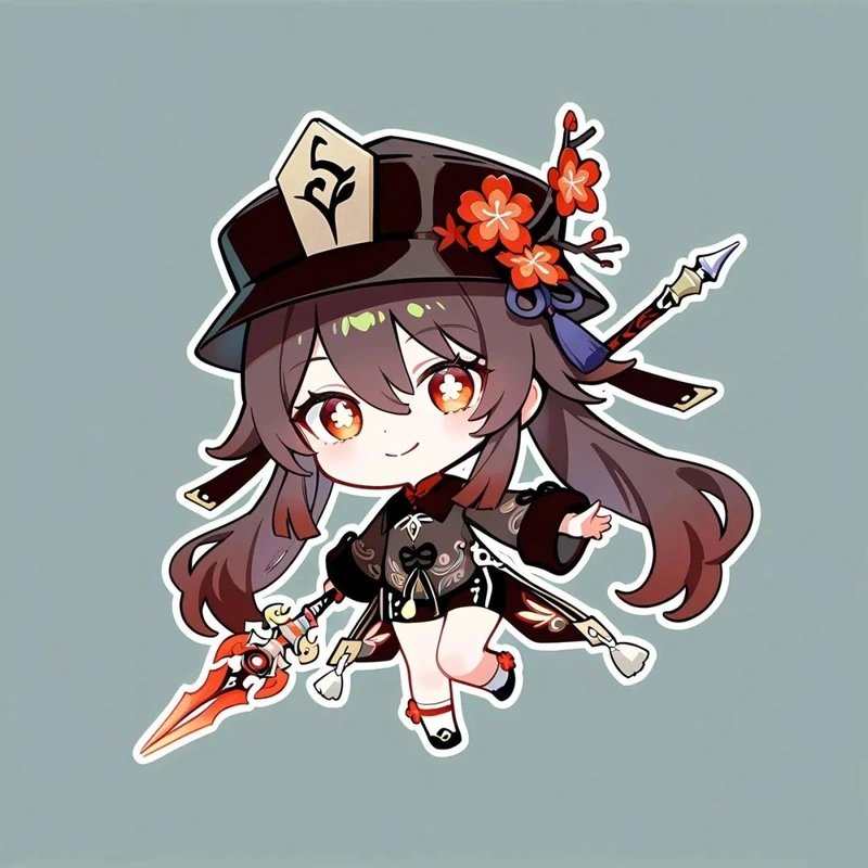 ảnh chibi nhân vật Genshin Impact