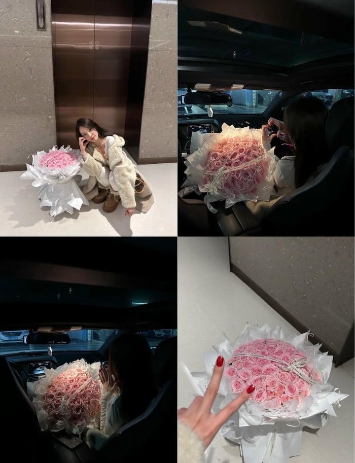 ảnh gái xinh cầm hoa sen