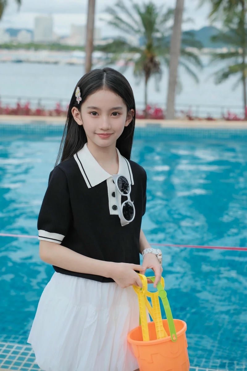 ảnh gái xinh lớp 5