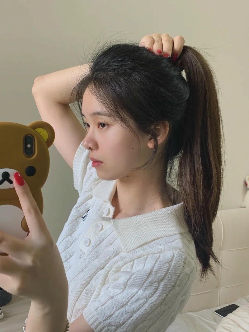 ảnh gái xinh lớp 9 tóc dài