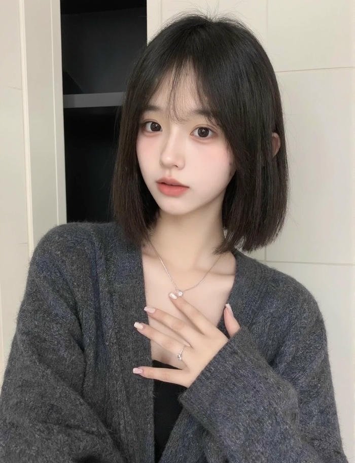 ảnh gái xinh tóc ngắn cá tính