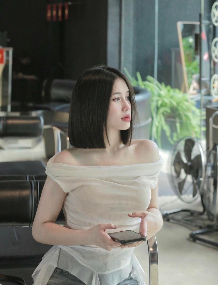 ảnh gái xinh tóc ngắn đáng yêu