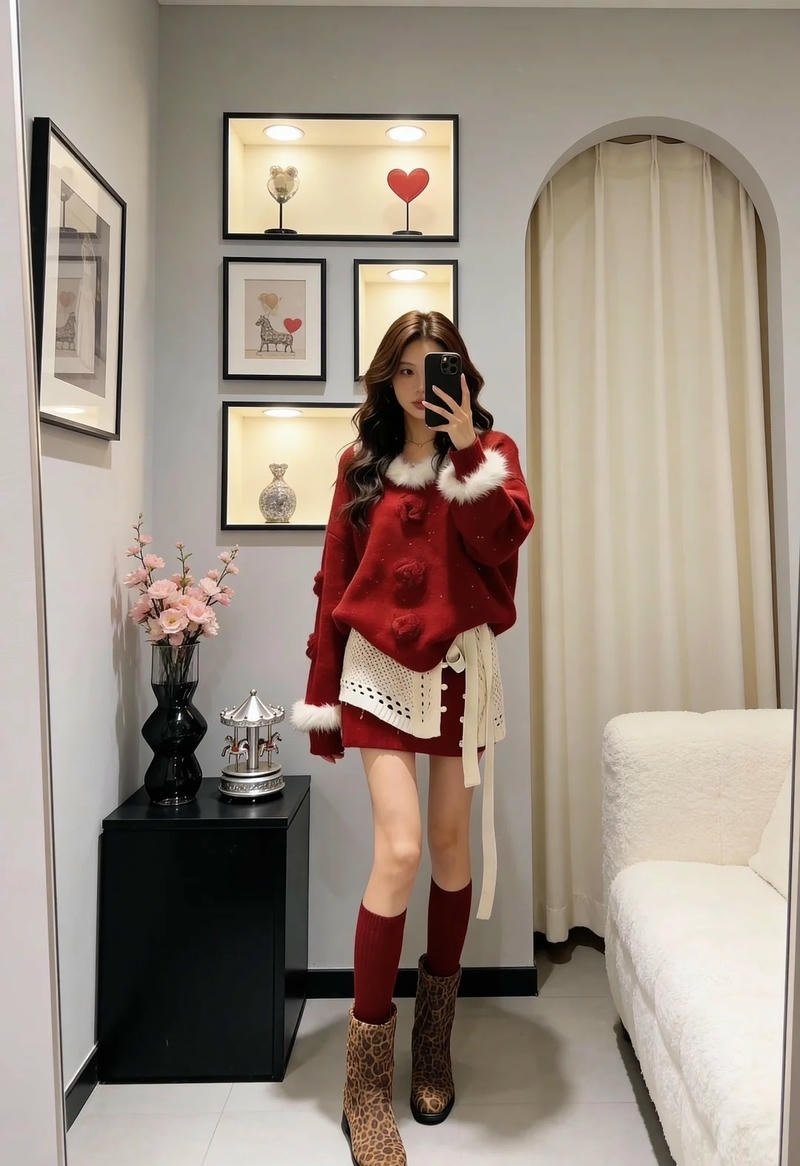 ảnh gái xinh váy ngắn dễ thương