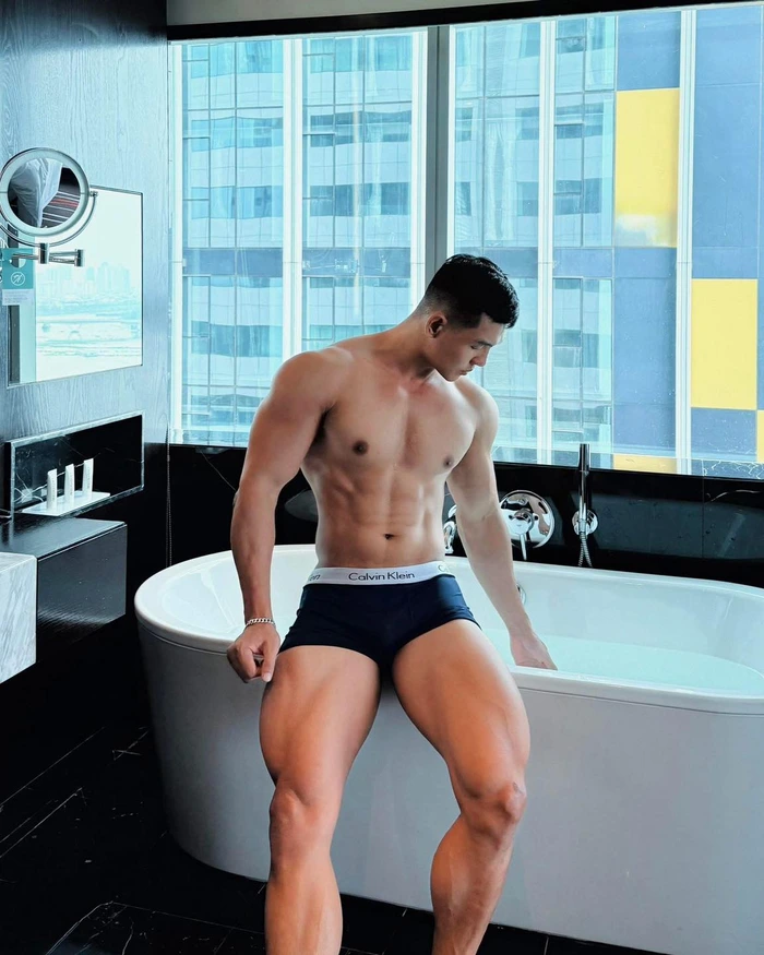 ảnh trai đẹp 8 múi thể thao