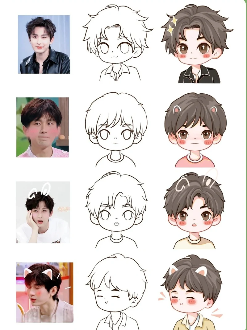 cách vẽ ảnh chibi mini pastel tone