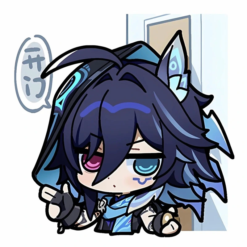chibi Genshin Impact anime style adorable