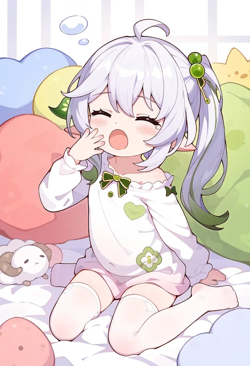 chibi Genshin Impact full body adorable