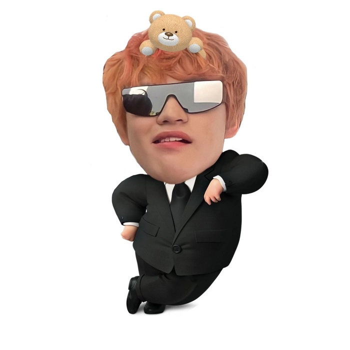 chibi ghép mặt bé thành thiên thần nhỏ