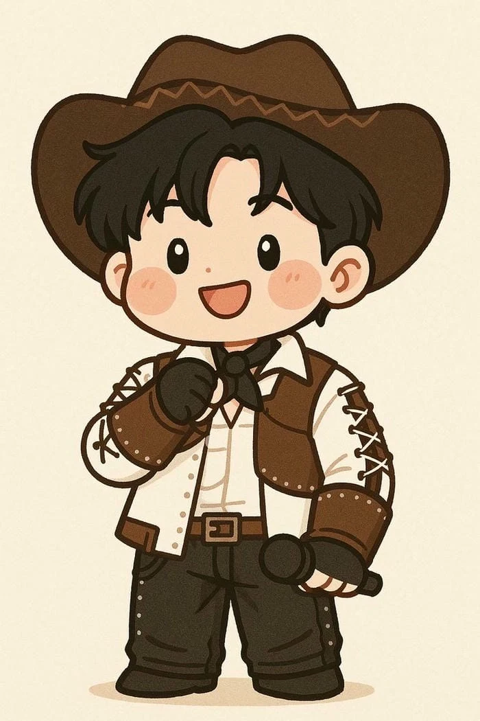 chibi style Quang Hùng MasterD cool and cute