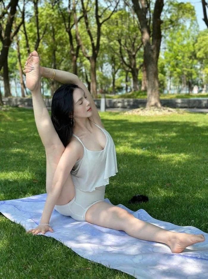 cô gái cá tính tập luyện