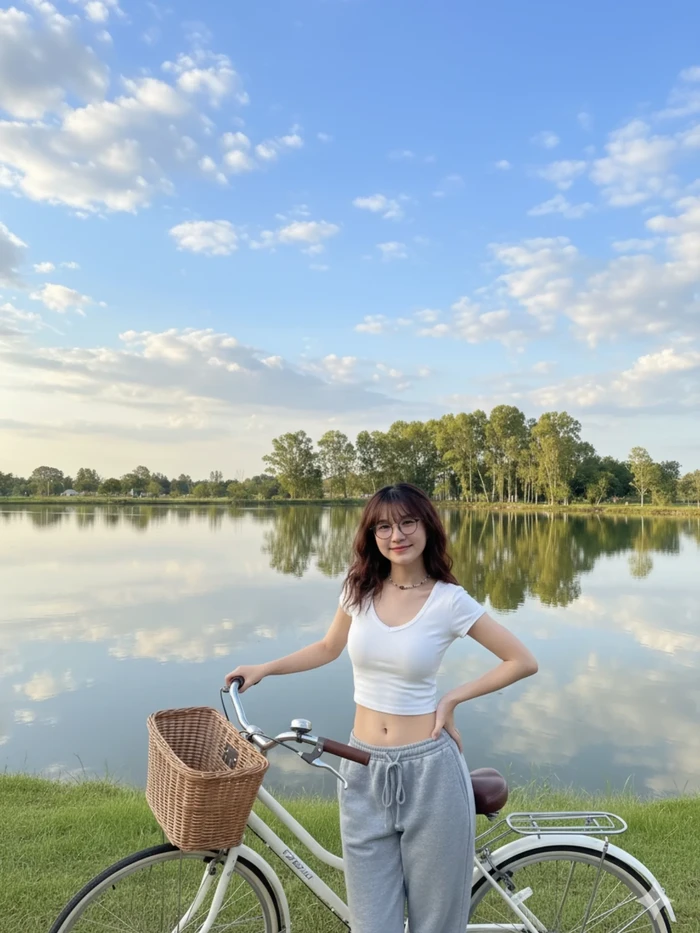 con gái xinh đẹp trong trẻo