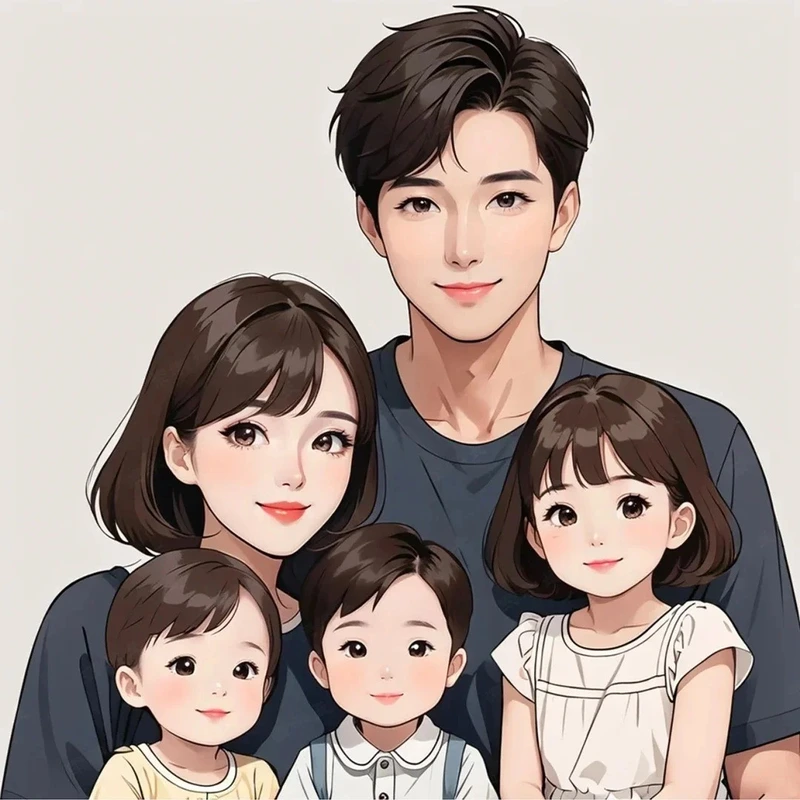 cute 3 sisters chibi fan art