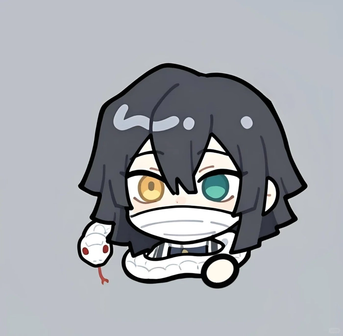 cute Obanai chibi illustration