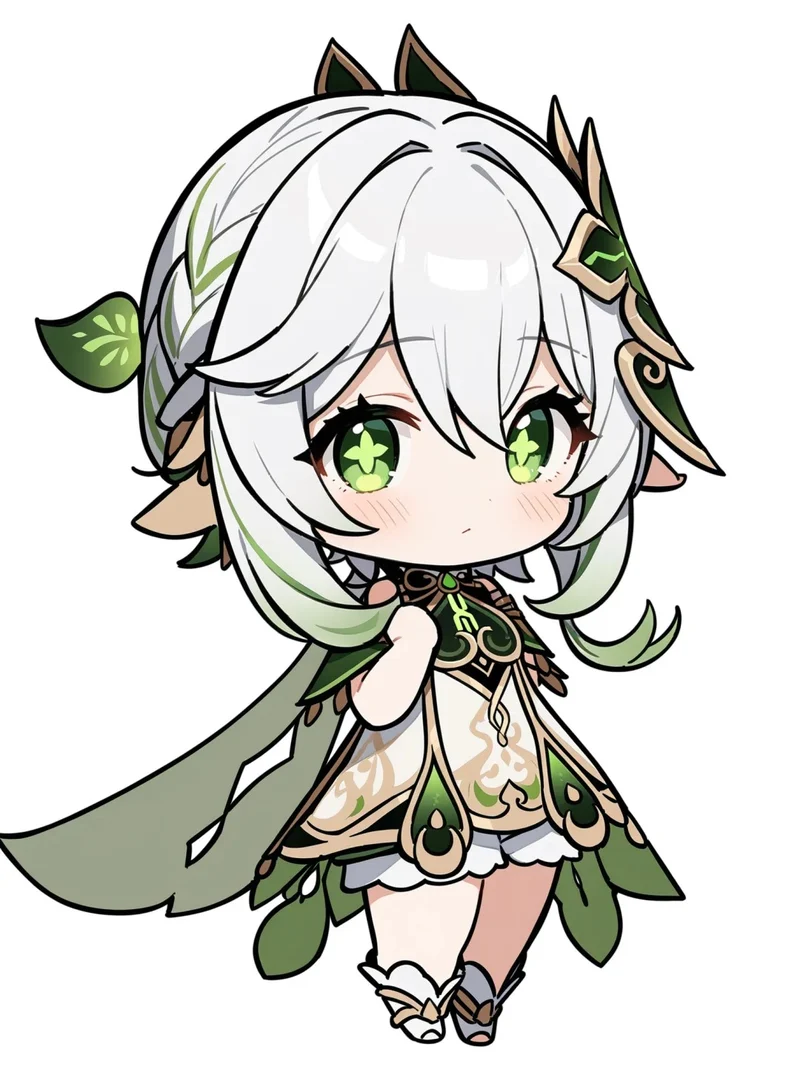 cute chibi Genshin Impact illustration mini