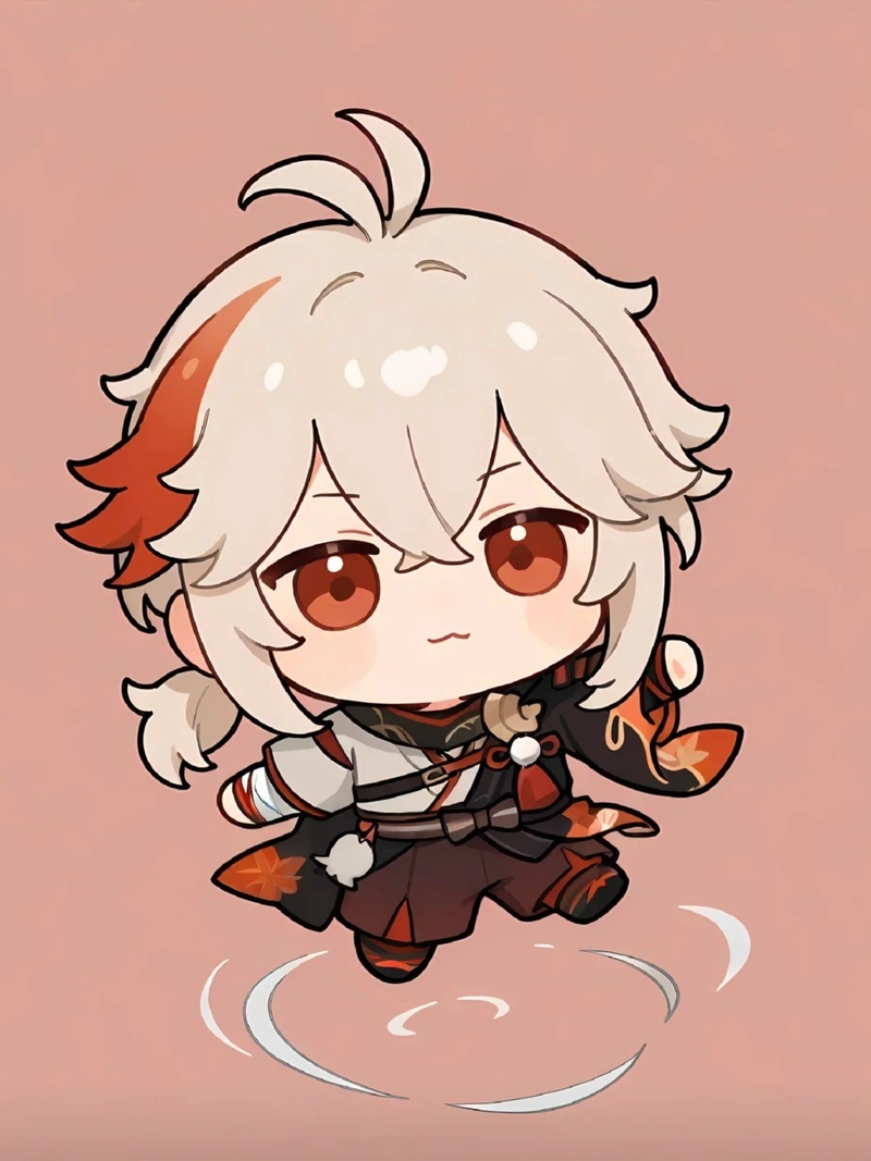 cute chibi Genshin Impact illustration