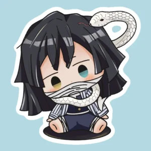 cute chibi Obanai full body