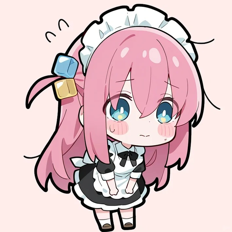 fun chibi illustration dễ thương