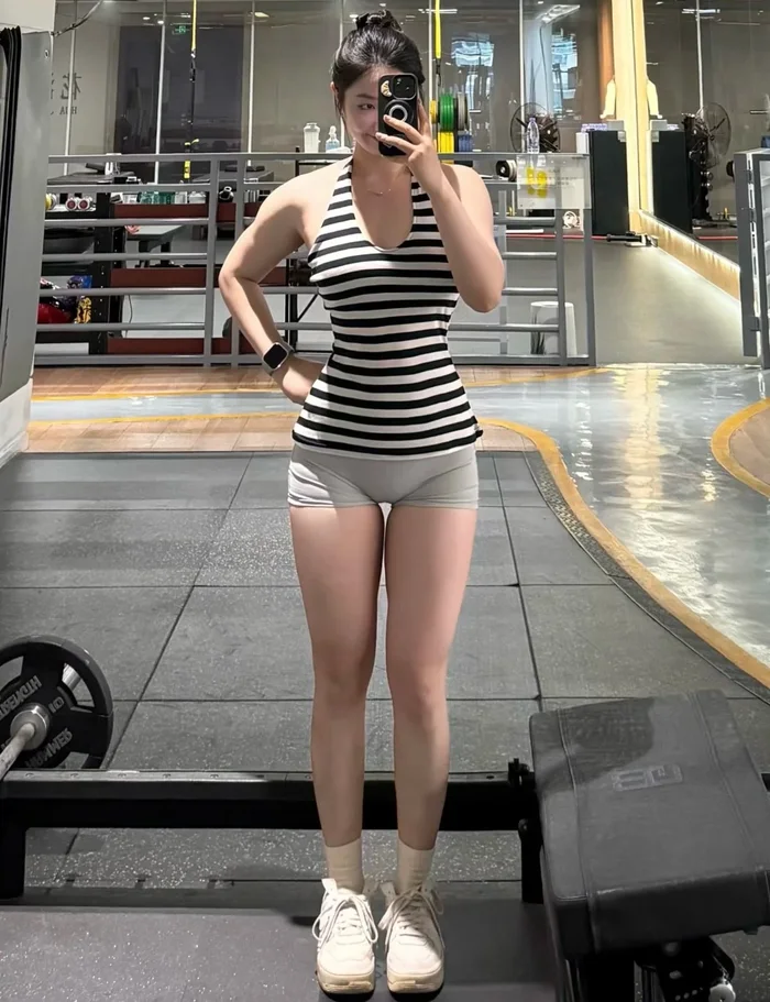gái tập gym xinh