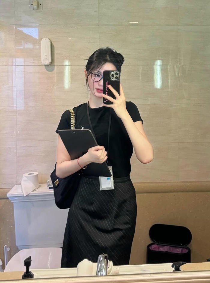gái xinh công sở phong cách