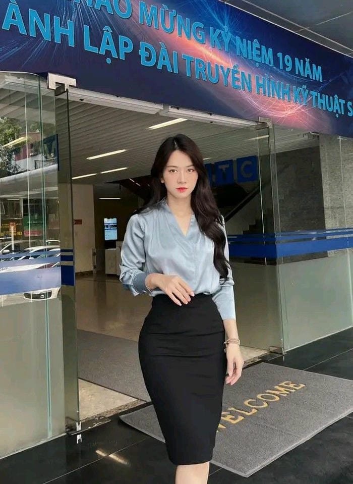 gái xinh công sở
