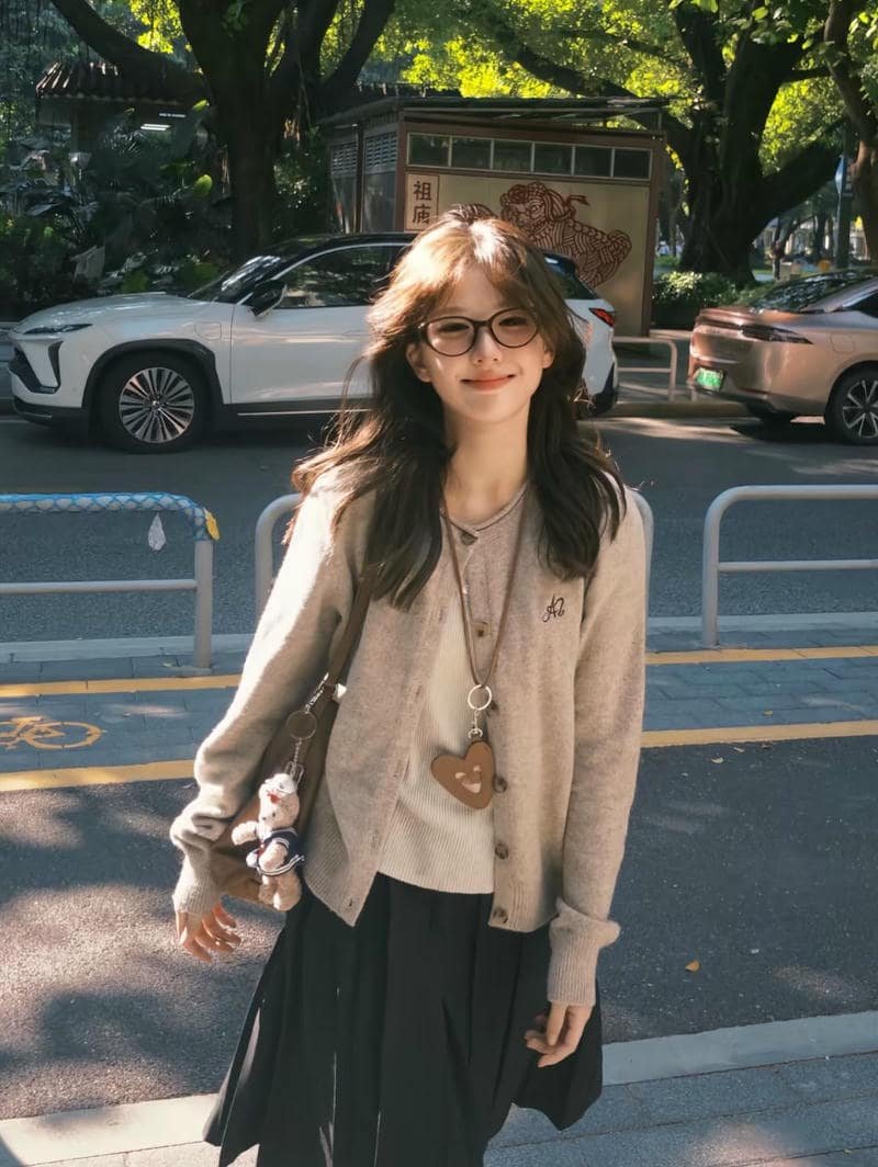 gái xinh cười duyên dáng