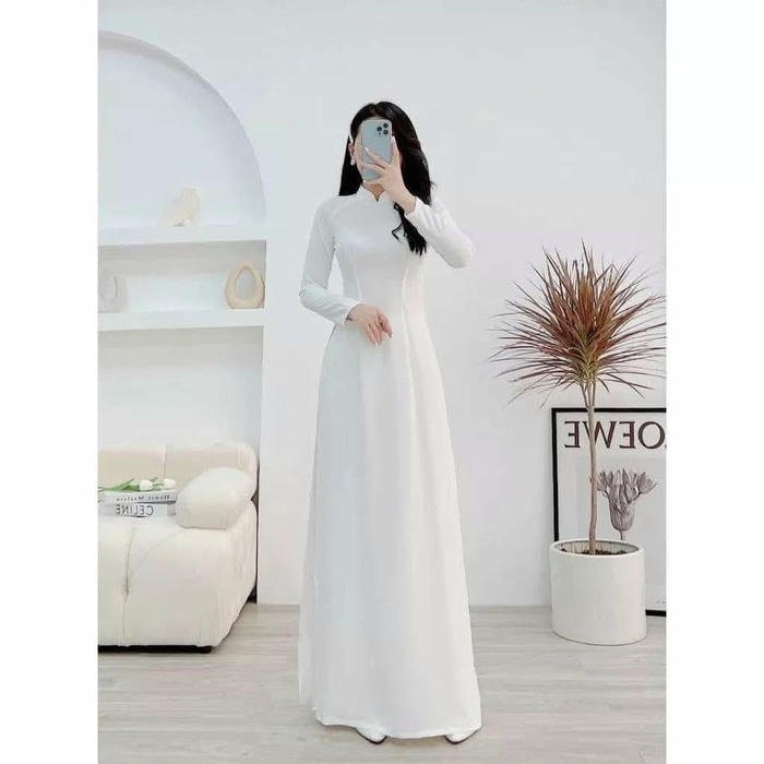 gái xinh ngoại hình nổi bật áo dài trắng