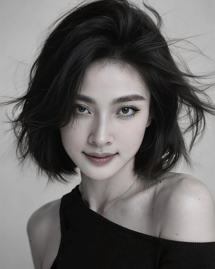 gái xinh tóc ngắn nổi bật