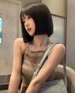 gái xinh tóc ngắn thần thái