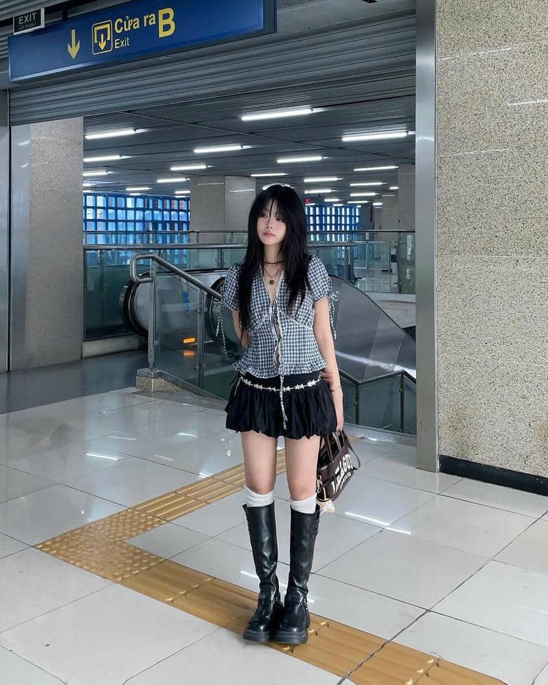 gái xinh váy ngắn cuốn hút