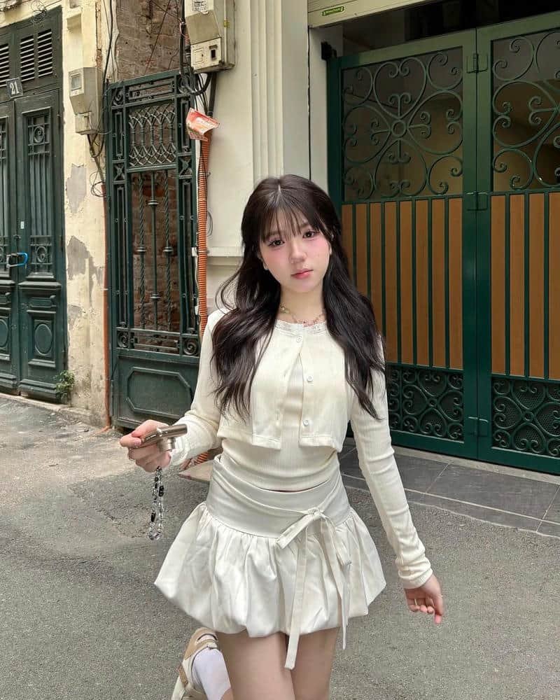gái xinh váy ngắn thời trang