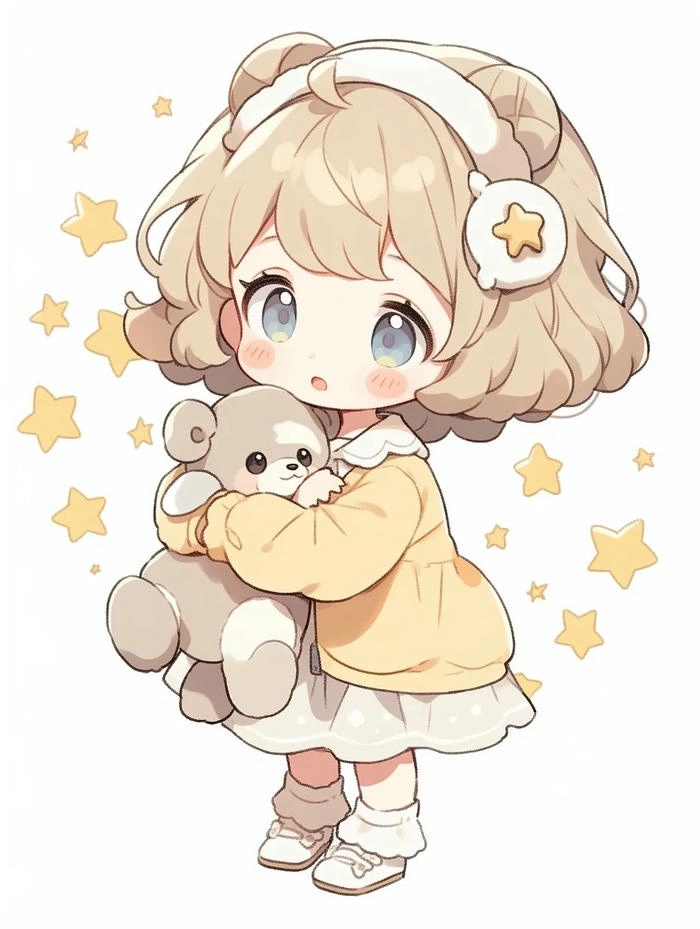 hình ảnh cô gái chibii