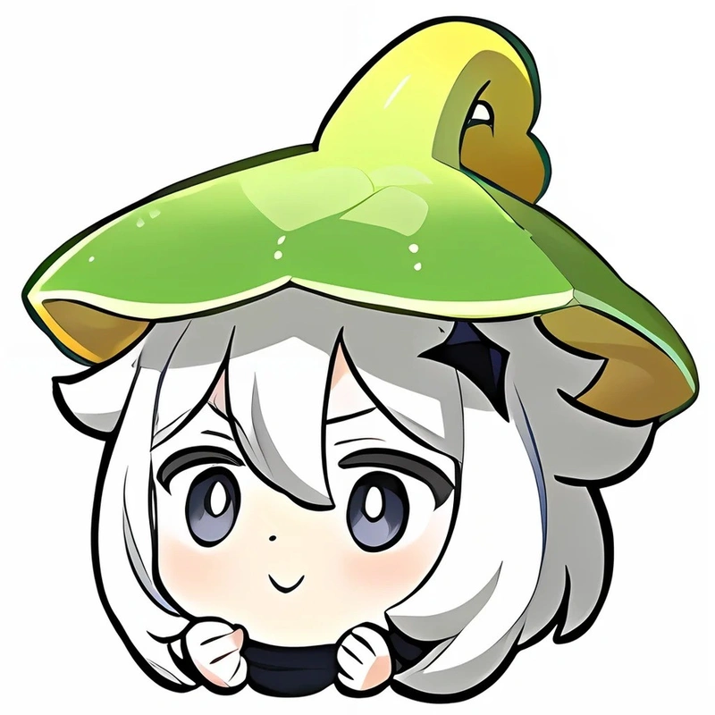 hình chibi Genshin Impact cười tươi