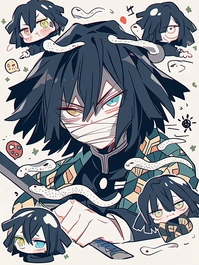 hình chibi Obanai cute cho avatar