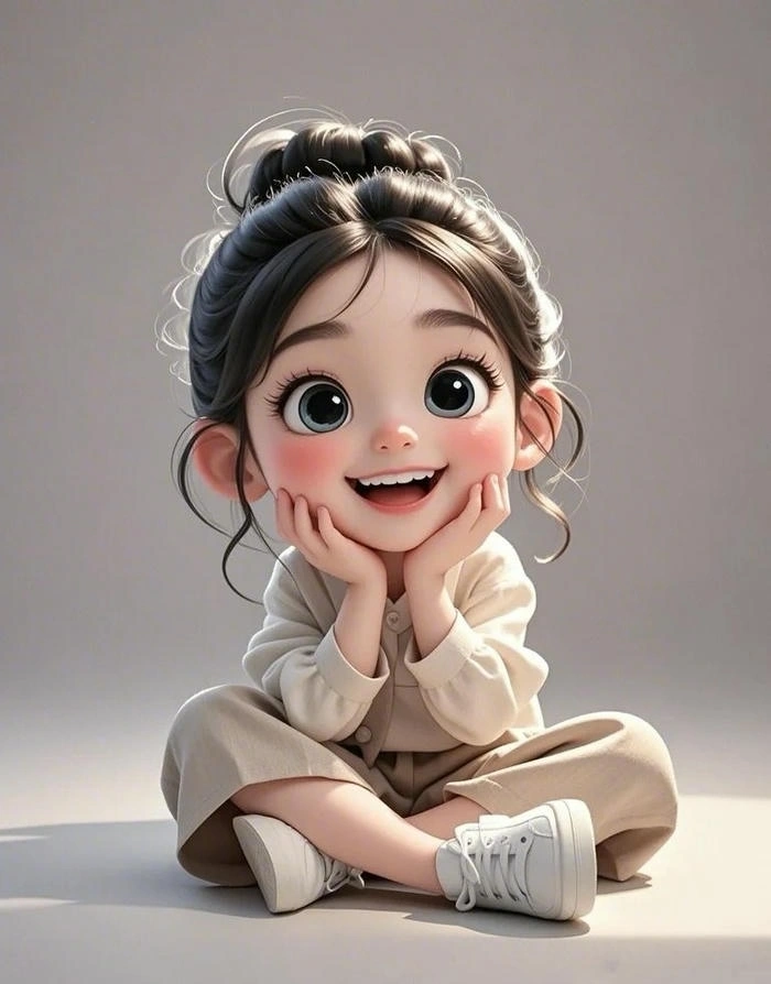 hình chibi cô gái