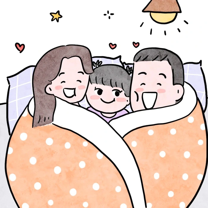 hình chibi gia đình nhỏ dễ vẽ cho fan