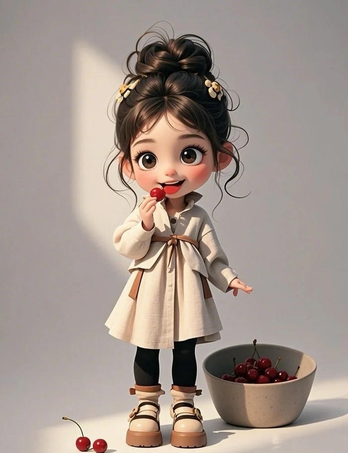 hình cô gái chibi