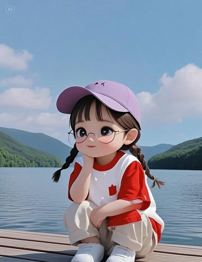 hình con gái chibi