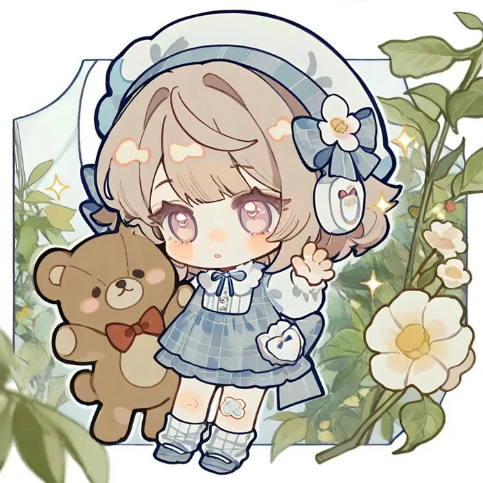 hình nền cute chibi nữ