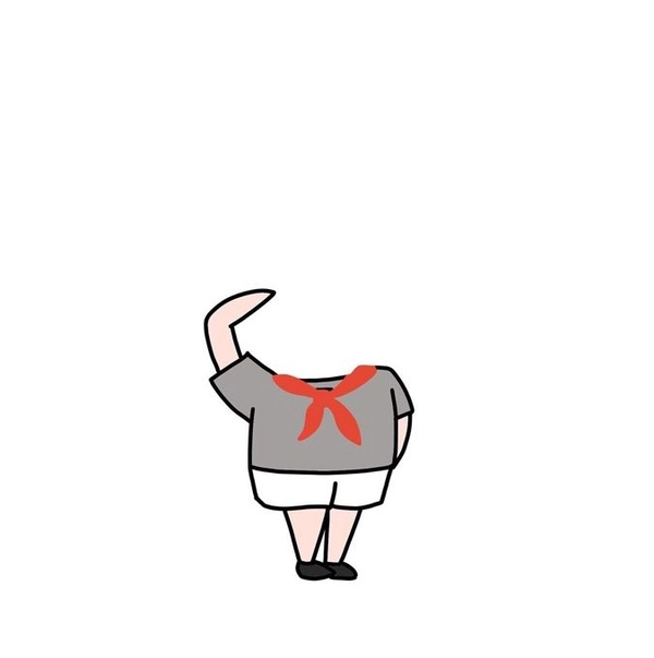 mẫu ảnh chibi ghép mặt cho bé mặc đồng phục