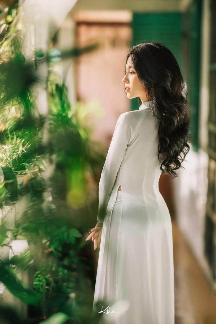 phong cách chụp ảnh áo dài trắng